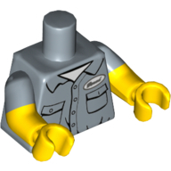 Lego tělo, pískově modrá (6139180)